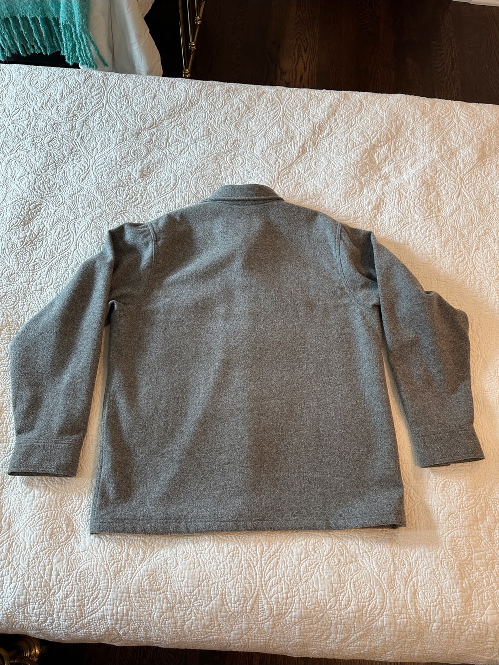 Filson Wool Jac Shirt - Light Heather Gray - Picture 6 of 7